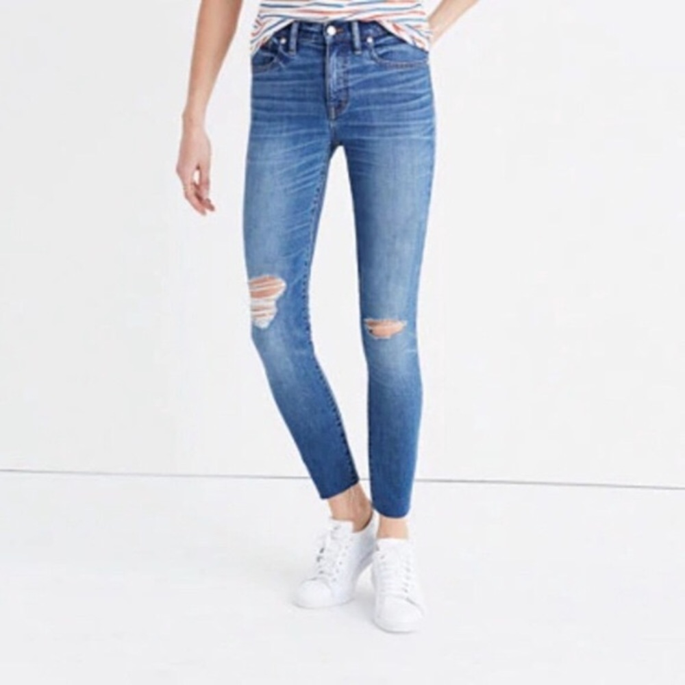 Madewell 9” High Riser skinny skinny crop